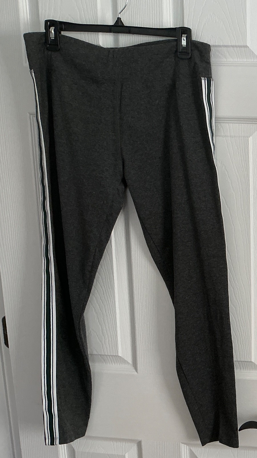 EUC THE SWEATSHIRT PROJECT FRENCH LAUNDRY WOMENS ATHLETIC PANTS SIZE XL, GREY