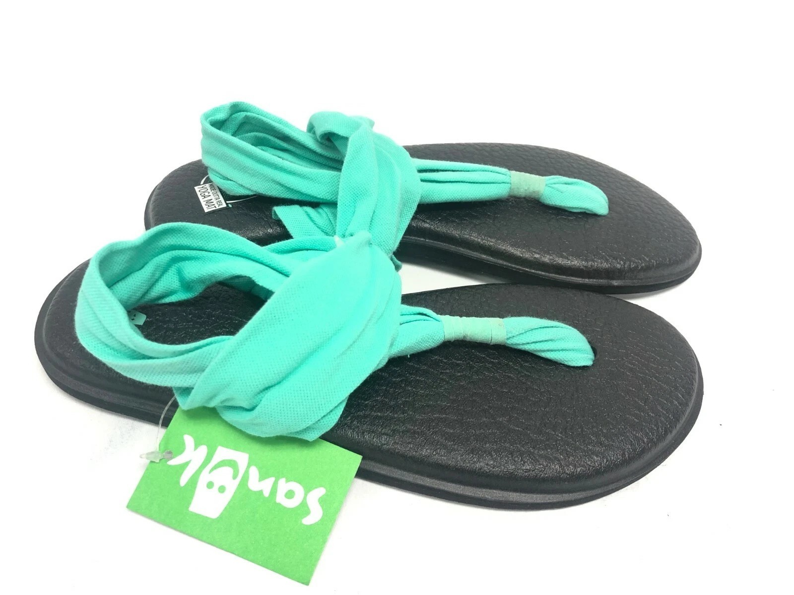 Sanuk Women Yoga Sling 2 SWS10001 Casual Flip Flop Sandal Yoga Mat Shoes Size 7