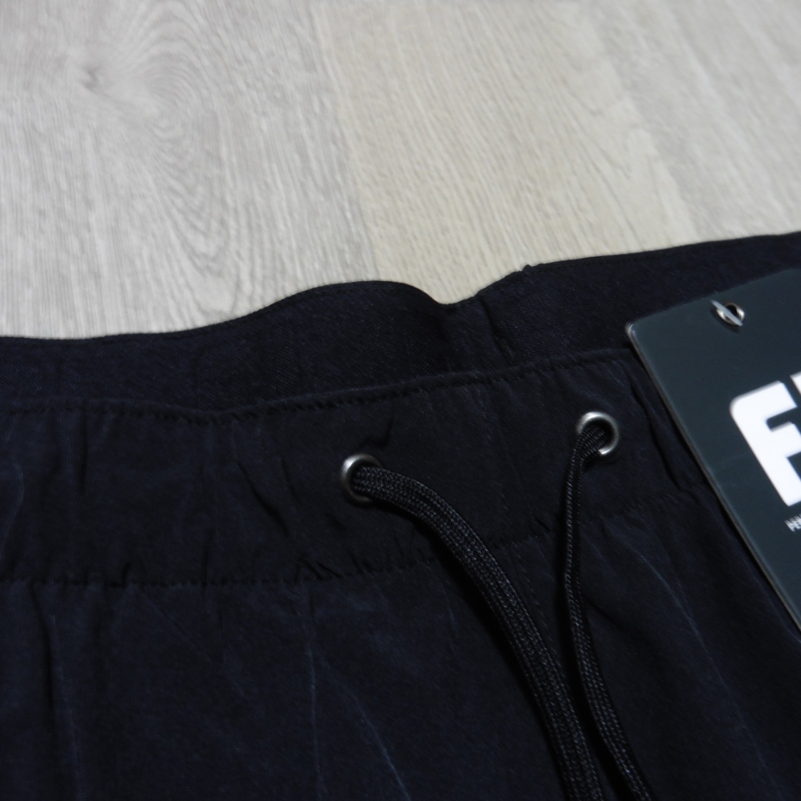 FOOTJOY Mens M L XL 2XL SHORTS BLACK GOLF WORKOUT TRAINING 8″ POLYESTER SPANDEX