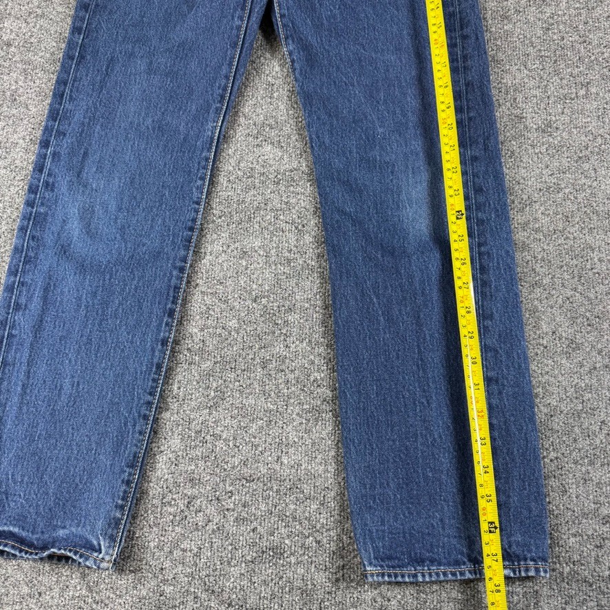 Levi’s Premium 501 ’93 Jeans Mens 29×30 Straight Leg Button Fly Big E Cowboy