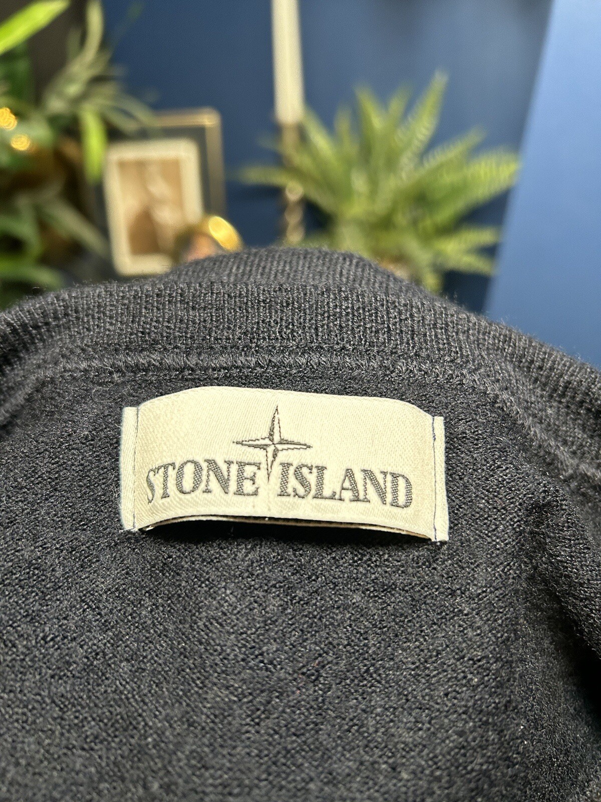 2018 AW Stone Island Jumper 100% Wool Dark Navy Blue 3XL Mens Terraces Casuals