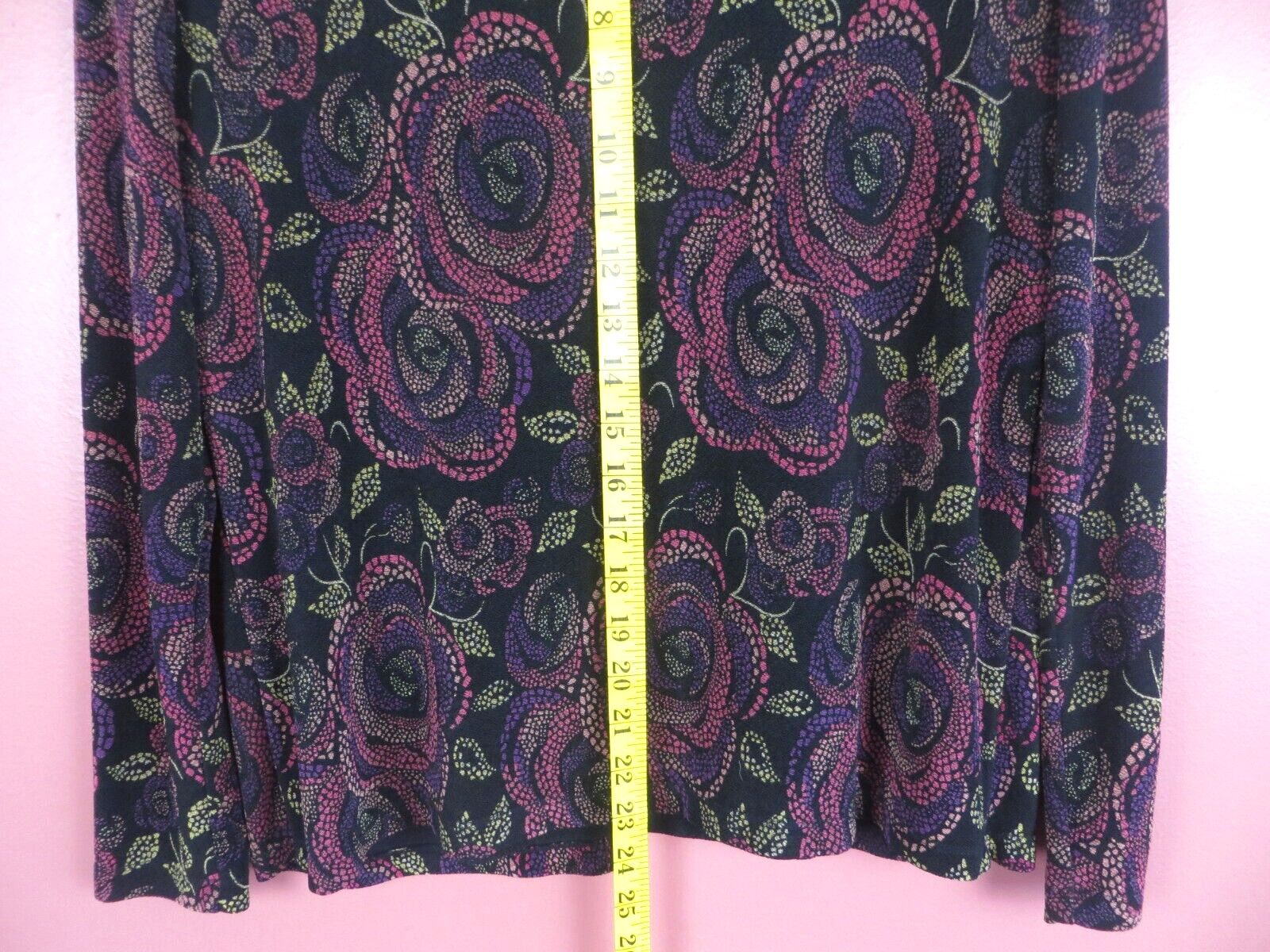 CHOICES Women Acetate Polyester Twinset Blouse W/ Tank Multicolor Floral PL