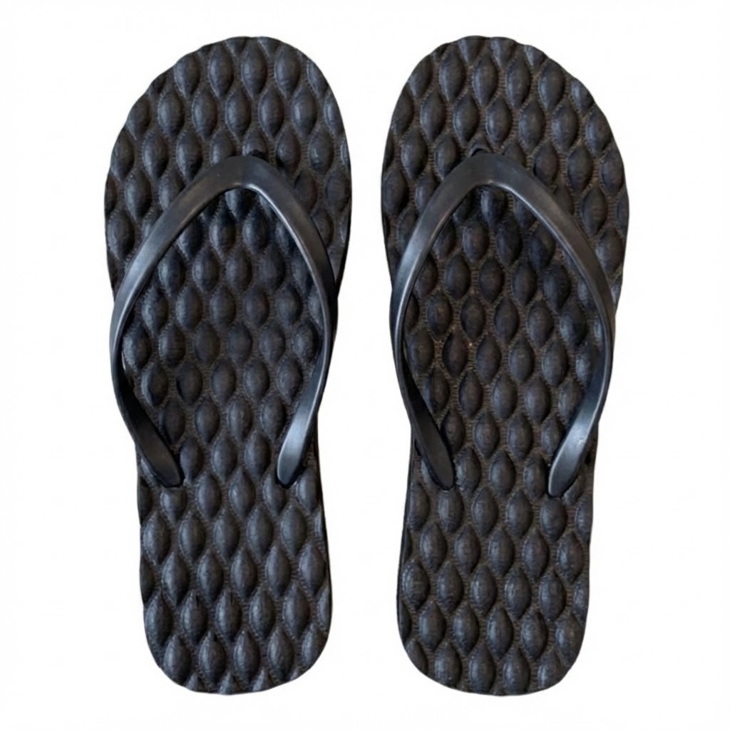 Unisex Bubble Massage Flip Flops – Soft EVA Cushioned Thong Sandals