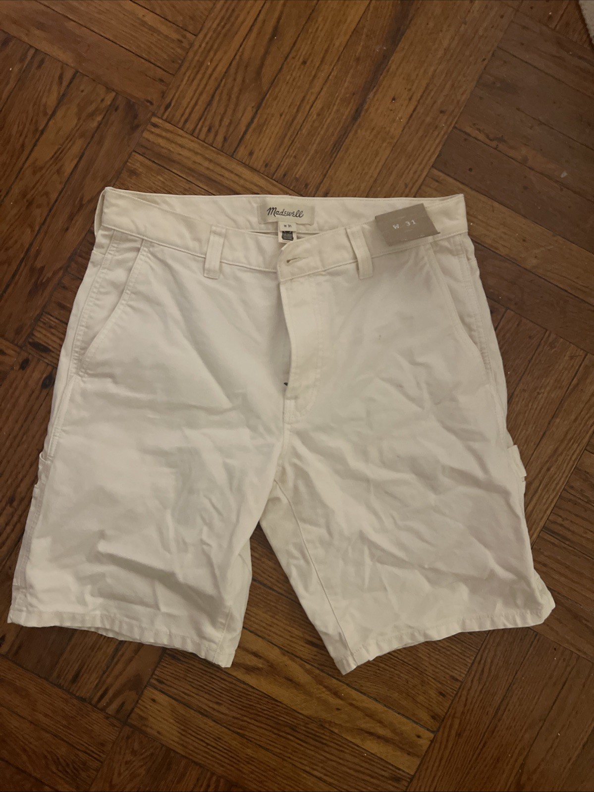 Madewell Carpenter Shorts Men’s Size 31 Off white