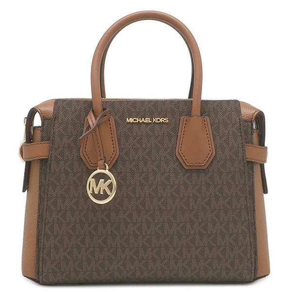 Michael Kors MERCER Top Zip Belted Satchel Small 2WAY Bag 35F2GM9S1B #HDB627