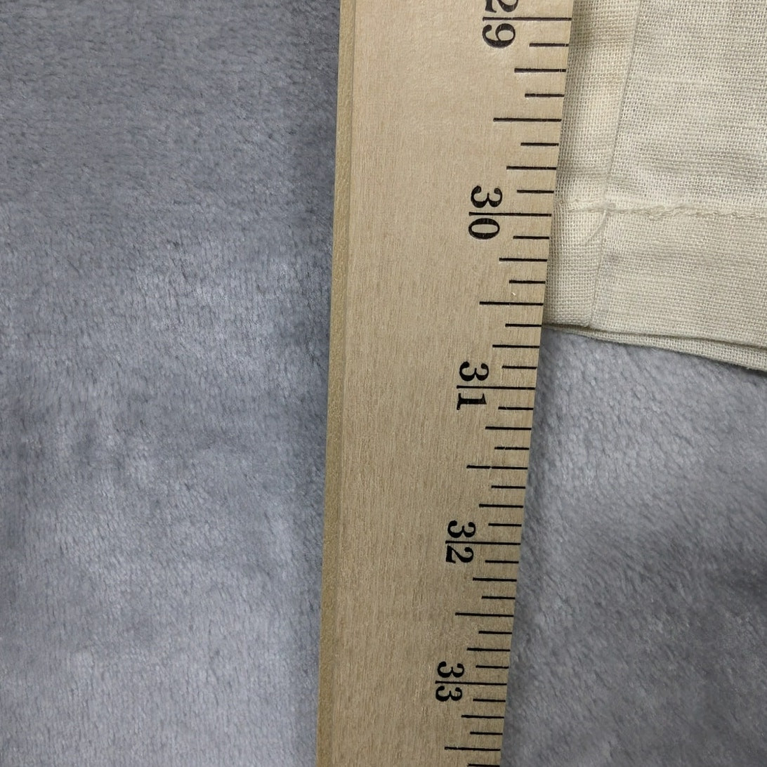 Hat and Beyond Pants Womens 2XL Linen Blend Natural color Preppy Career Beachy