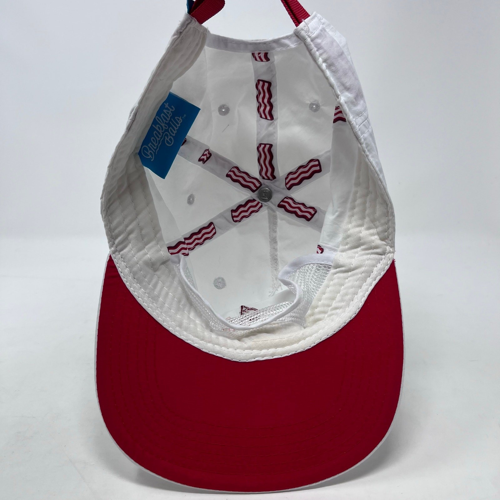 Breakfast Balls Baseball Cap Adjustable White Masters Patch Golf Preppy