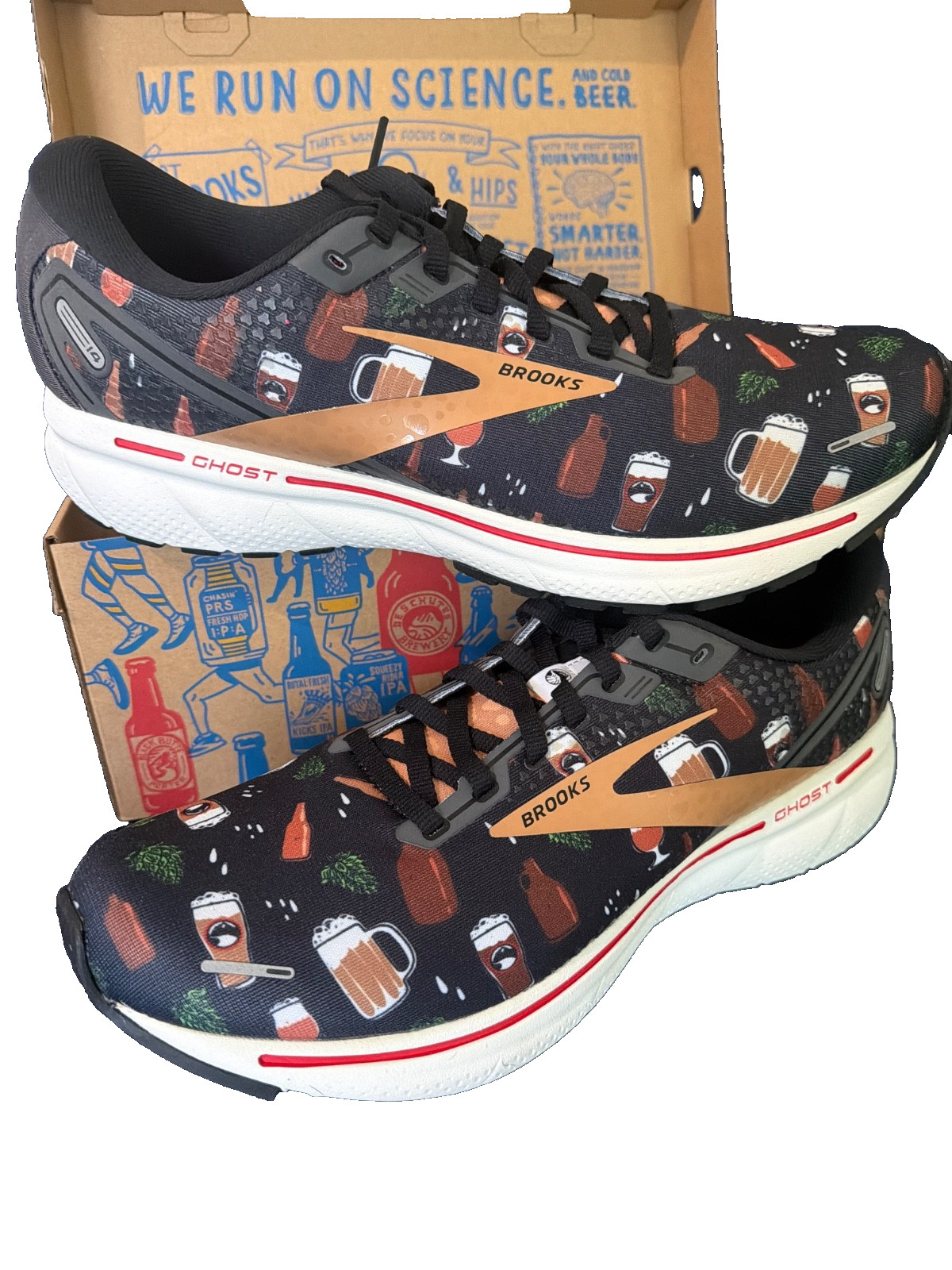 Limited Edition Brooks Deschutes Brewery Run Hoppy Ghost 14 Size 11 *New in Box*