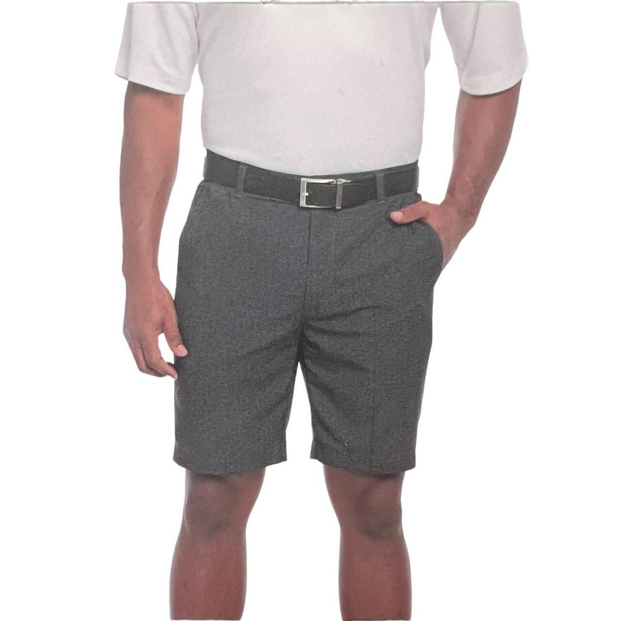 Pebble Beach Mens Dry Luxe Flat Front Golf Shorts – Black – Sz 30,33,34,36,38,40