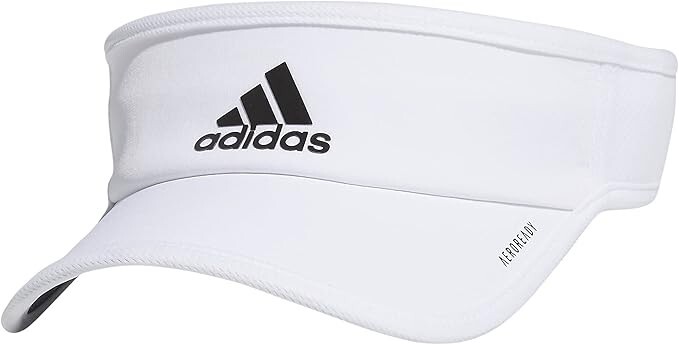NEW Adidas Men’s Superlite Adjustable Fit Sport Performance Visor – White