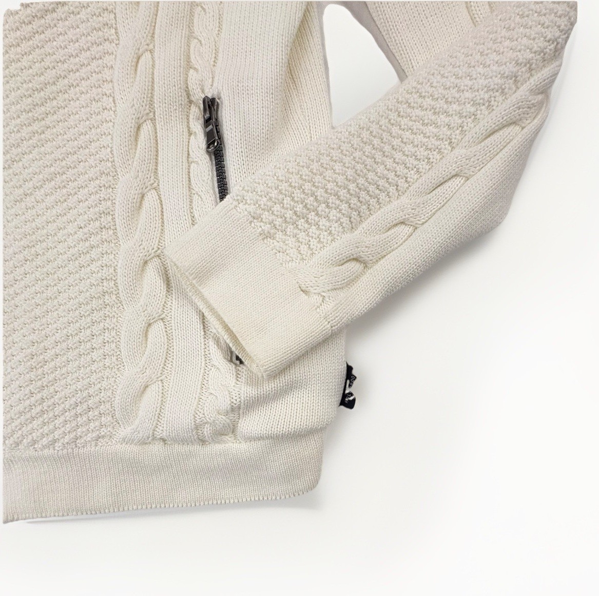 Holebrook Sweden Women’s Windproof Full Zip Sweater Jacket Organic Cotton Large