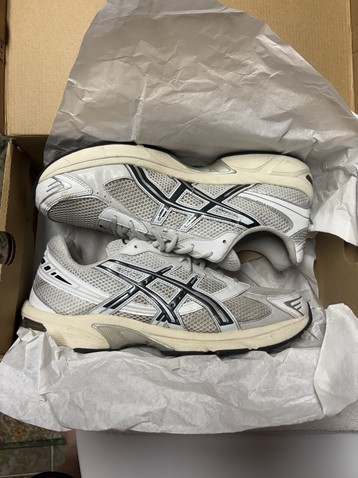 ASICS GEL-1130 White Cloud Grey Size 13
