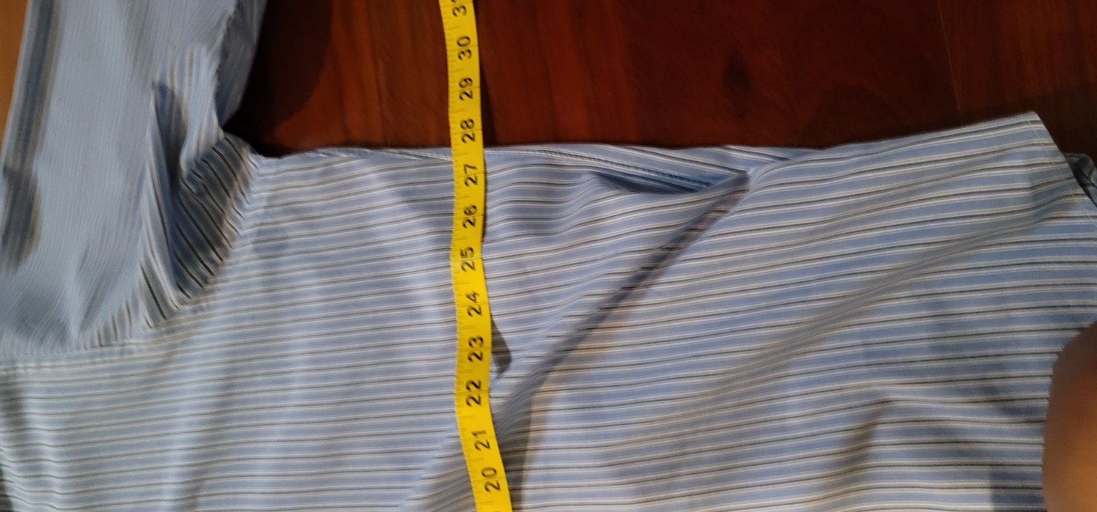 Ralph Lauren Men’s Blue White Striped Button-Down Dress Shirt