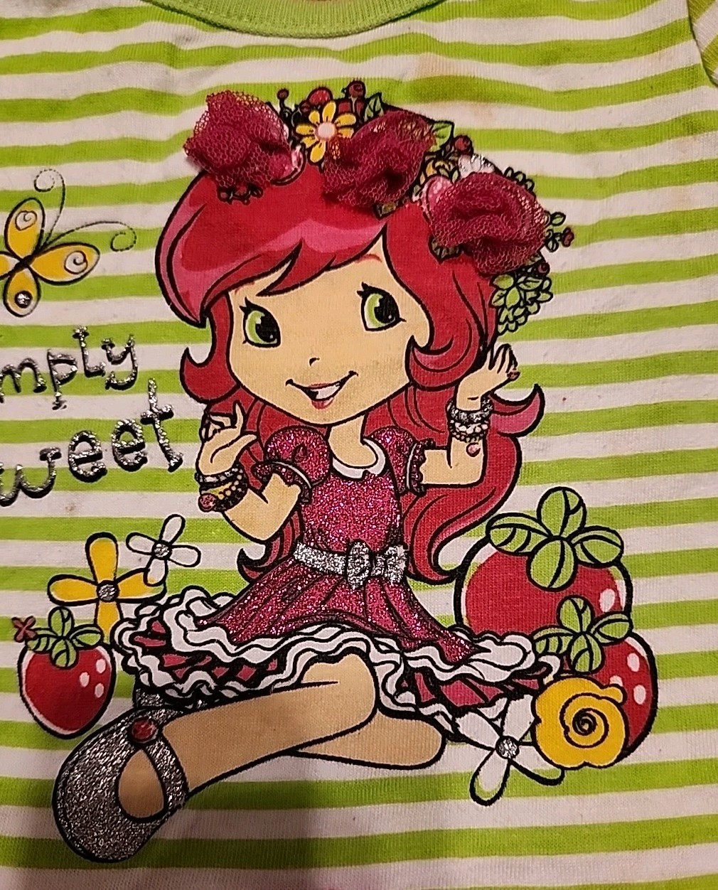 Cute Strawberry Shortcake 12 Months Shirt Skirt 2014
