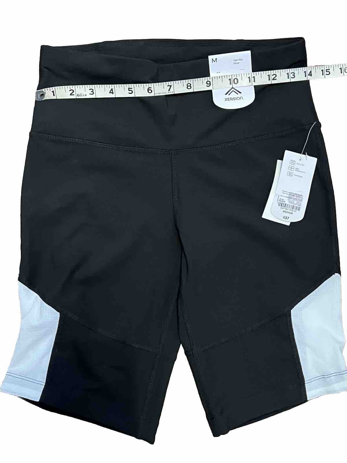 Xersion Compression Yoga Shorts NWT Black Medium Quick Dry Work Out Athletic