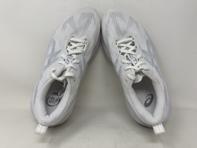 Women’s Asics Novablast 5, White/Lilac Hint, 8 B Medium US