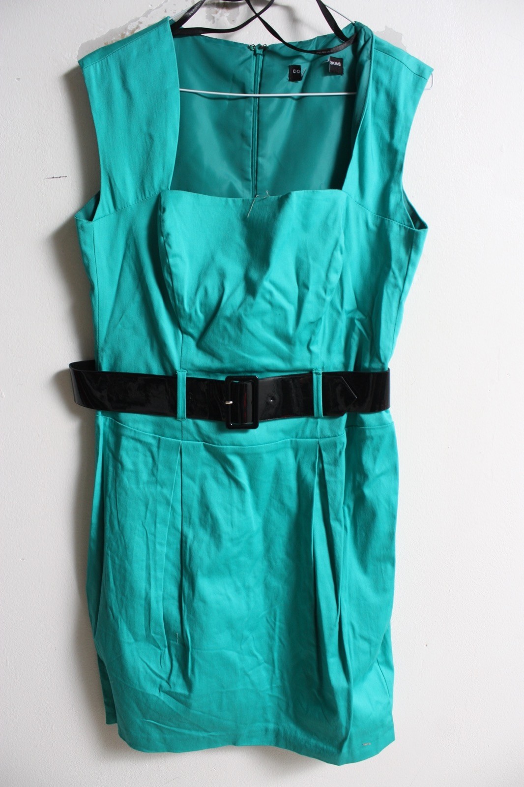 Vintage Dorothy Perkins Y2k Satin Dress – Green – Size 12 (N8)