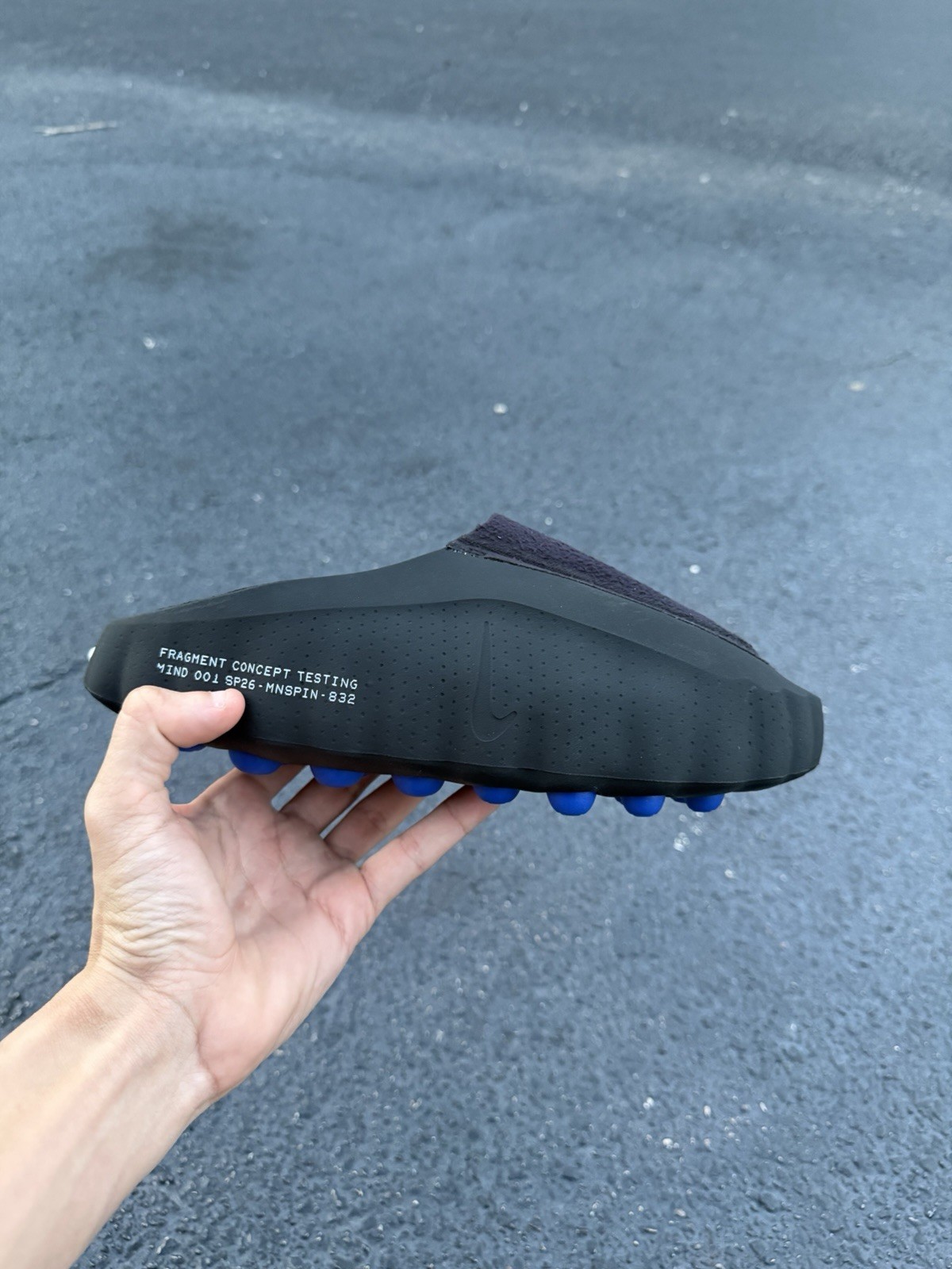 Nike Mind 001 Slide | Fragment Black | All Sizes | Without Box