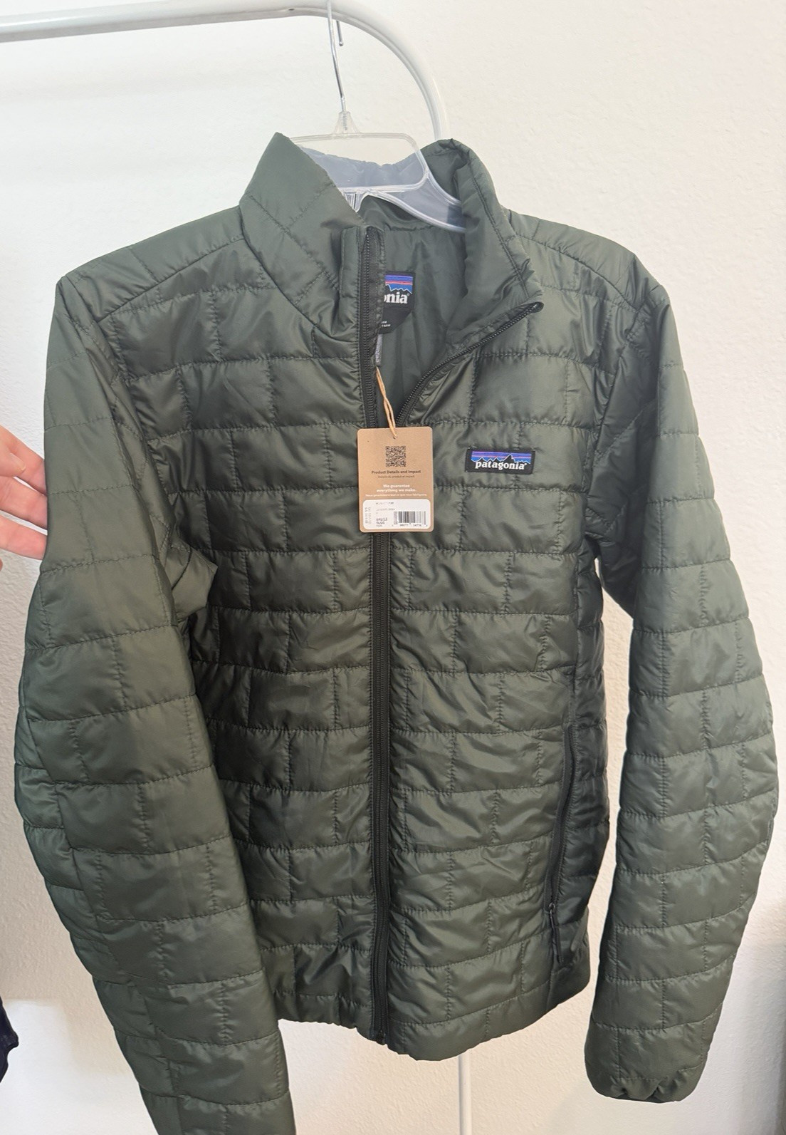 Patagonia Nano Puff Insulated Jacket Lightweight Old Growth Green Men’s Size S