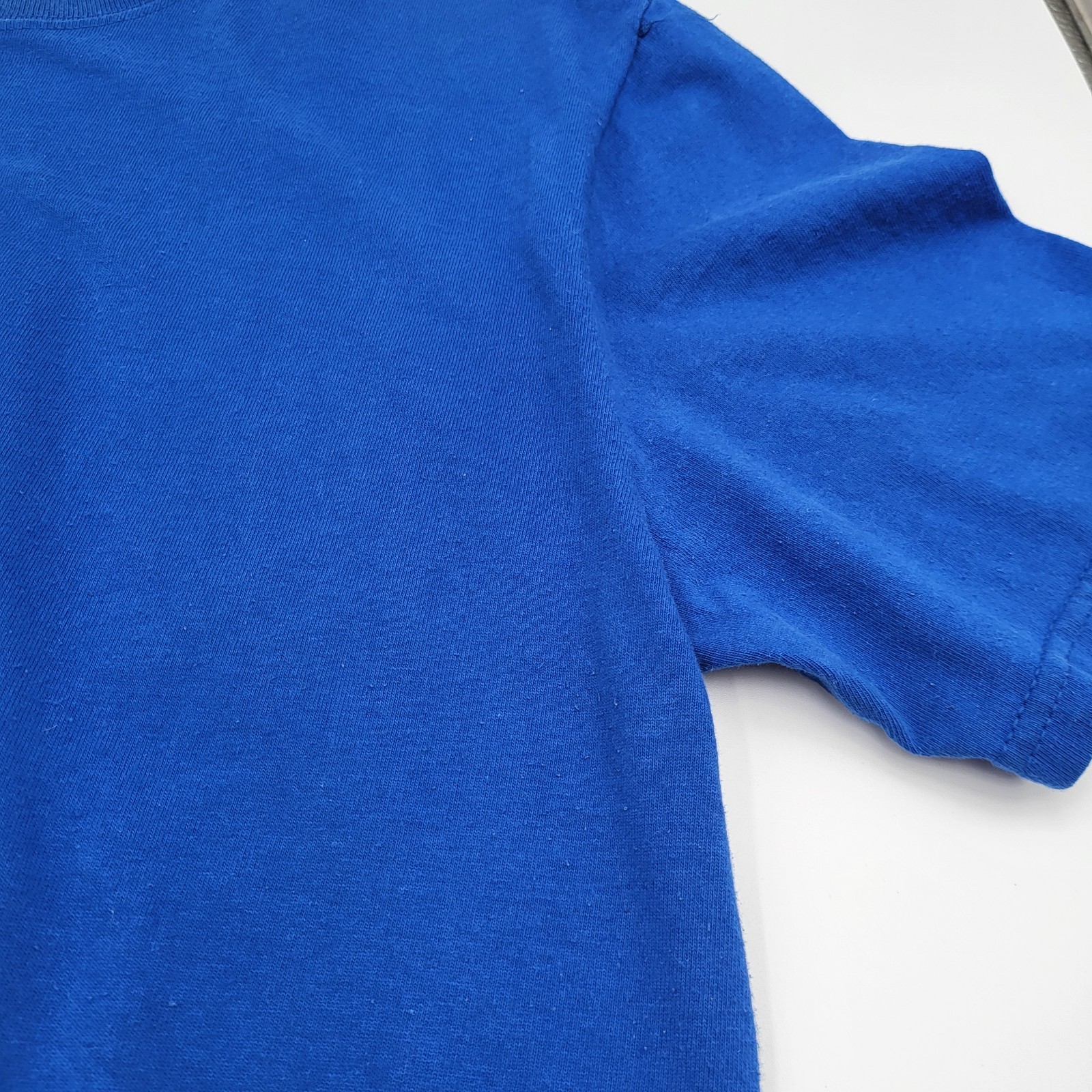 Vintage Russell Jerzees Classic Ringspun Cotton Blue T-Shirt Size Medium