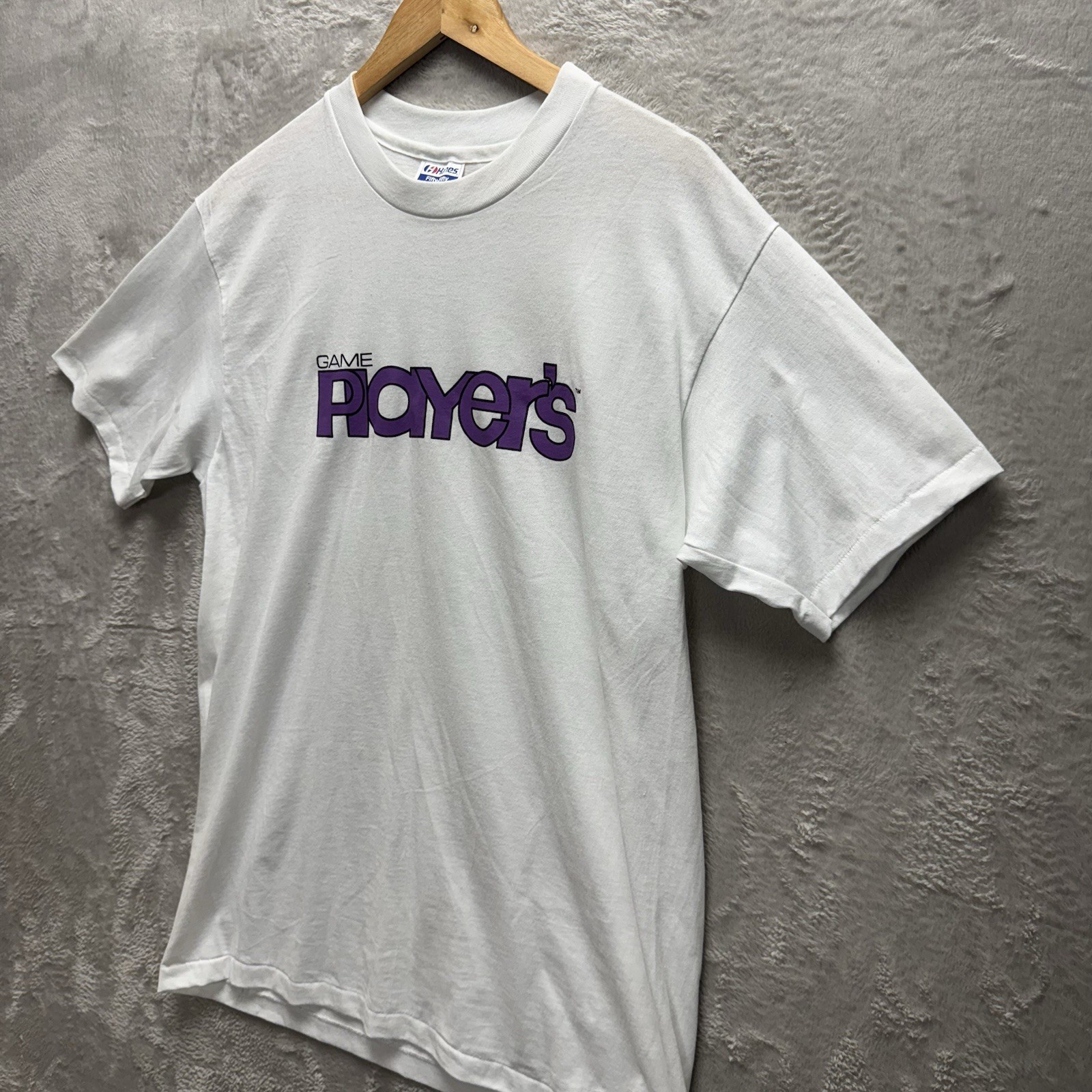 VTG 90s Game Player’s Video Game Magazine Promo T Shirt Single Stitch White LG