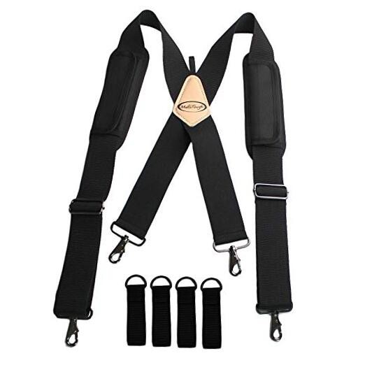 Tool Belt Suspenders work suspenders Flexible Adjustable Straps 4 Point Support