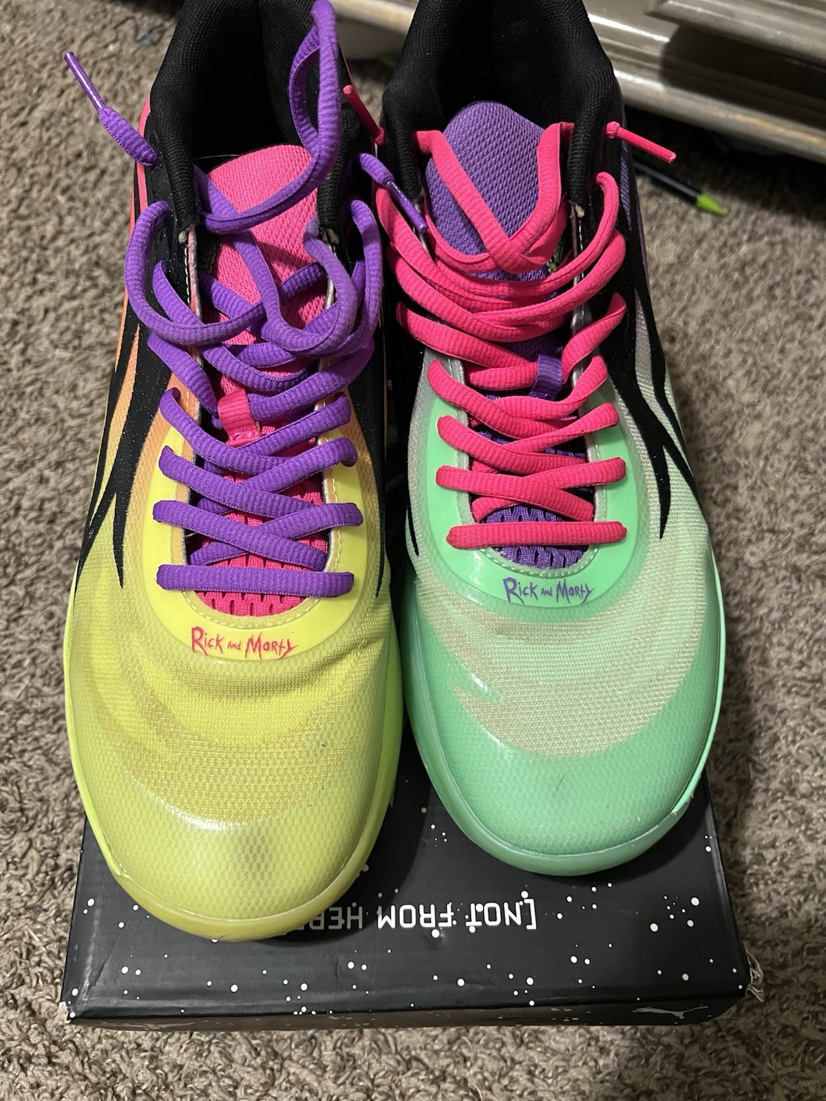 PUMA MB.02 Rick and Morty Adventures Basketball Sneakers Low Top 377411-02