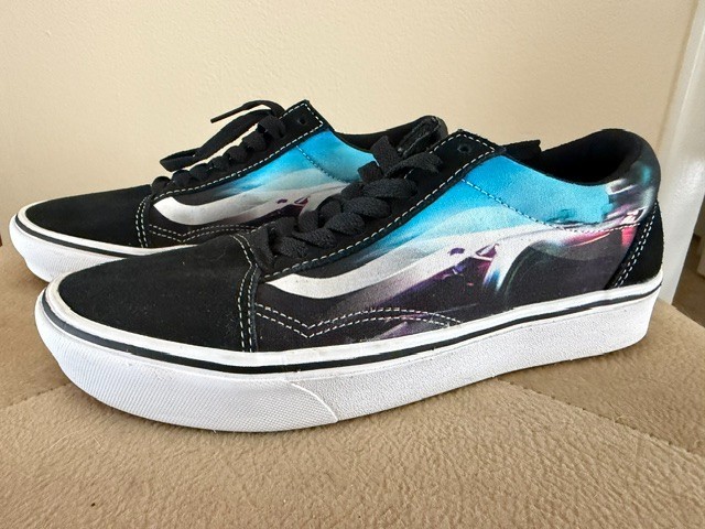 Vans Comfycush Old Skool Formula 66 Black Multicolor Unisex Shoes M6.5 W 8.0 NIB