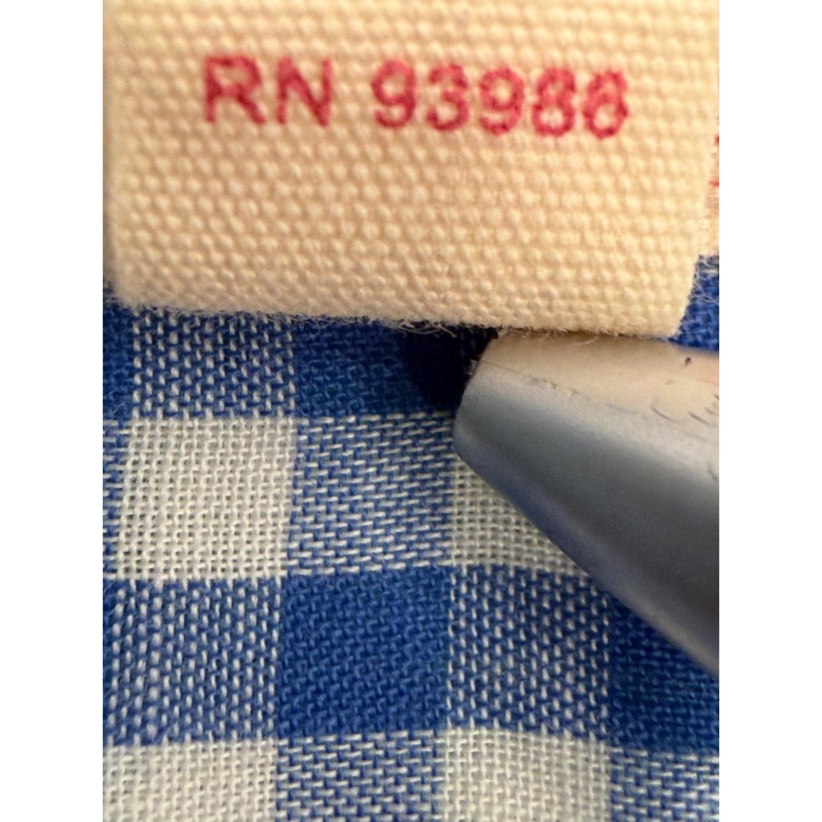 Brooks Brothers Button Down Shirt Womens 8 Blue Excellent Gingham Classic Preppy