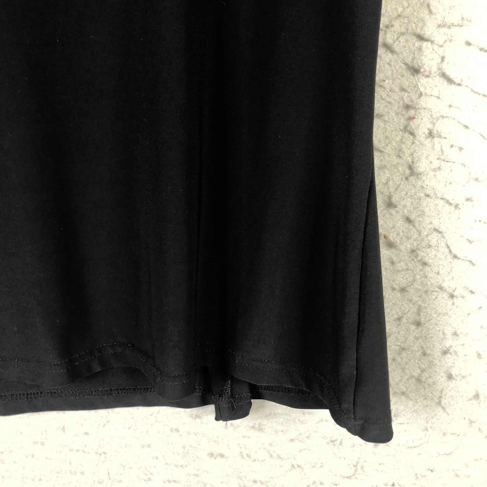 Bali Shirt Womens Medium Black Square Neck Mesh Puff Sleeve Whimsigoth Feminine