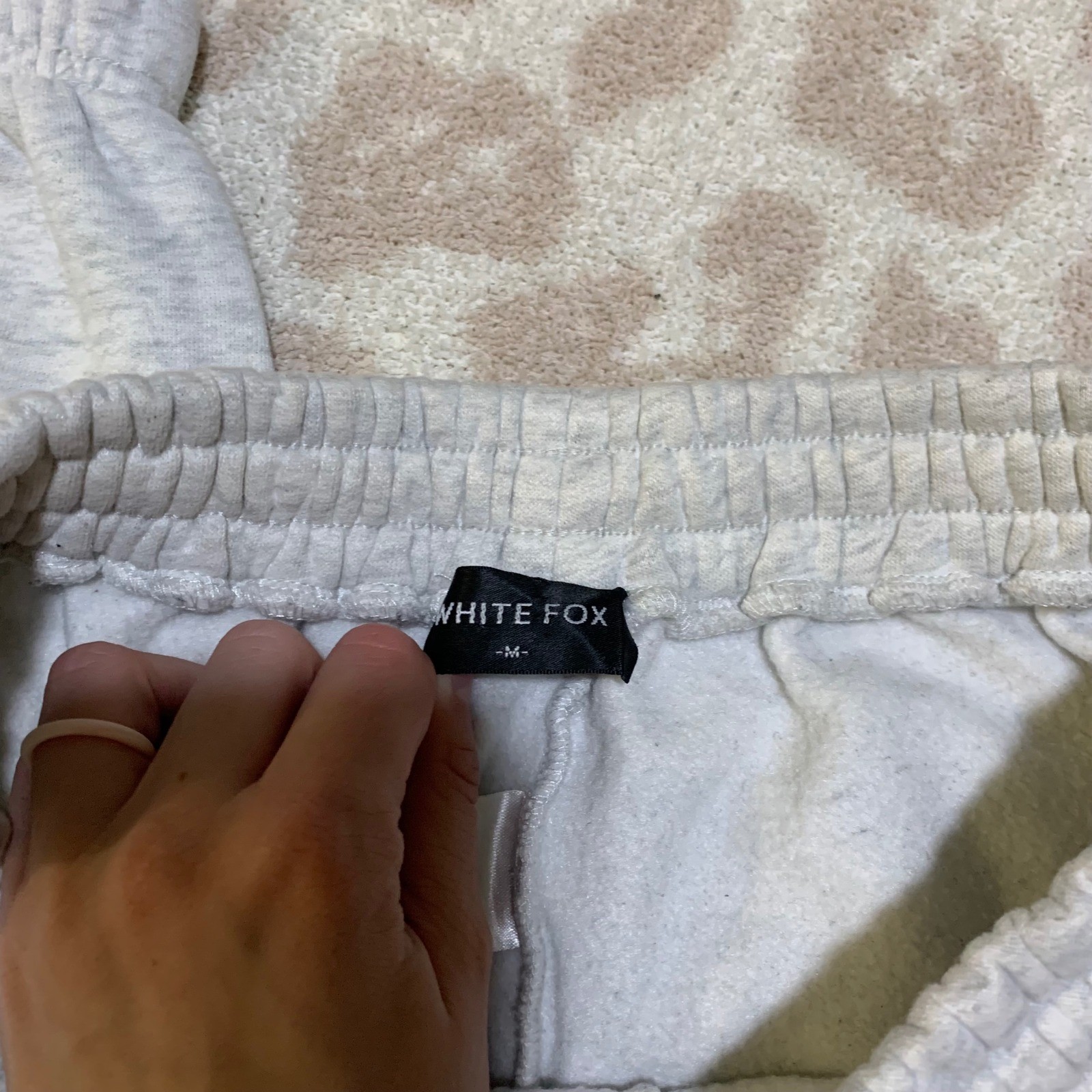 White Fox Sweatpants