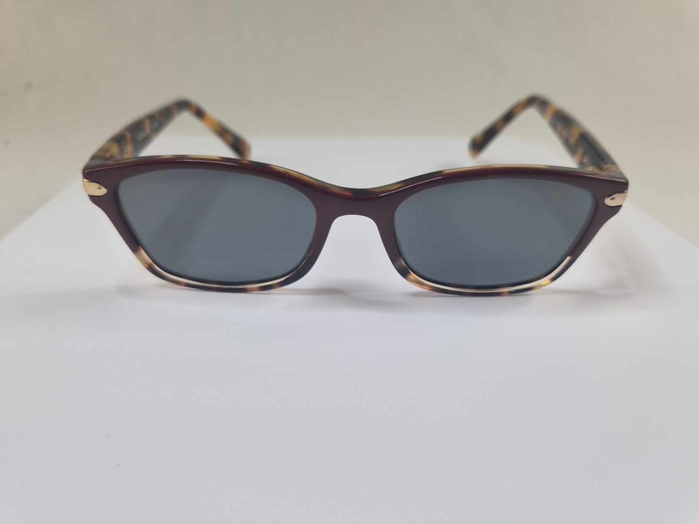 Coach Sunglasses Glasses 5437 Burgandy Tortoise, 49[]17 135, Gray Lens, HC 6065