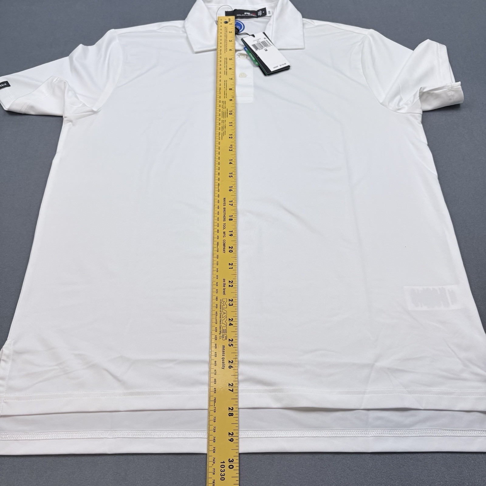 RLX Ralph Lauren ClassicFit Performance Polo Shirt Mens Medium Short Sleeve $110