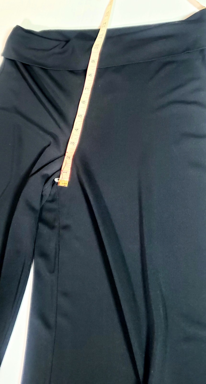 Max Studio Black Wide Leg Crop Pants Size M Pull-On Minimalist Chic Y2K 5709L07M