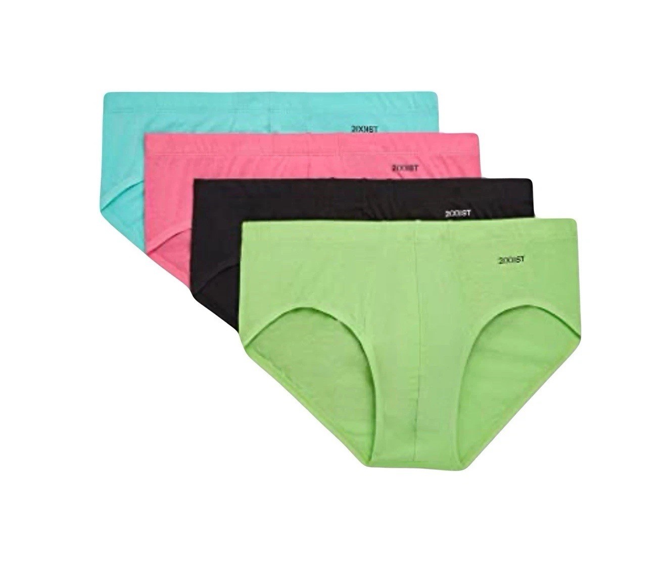 NWT 2(X)IST. 4 Pack. Men´s. Cotton Bikini Briefs. Multicolor. MSRP $34.00