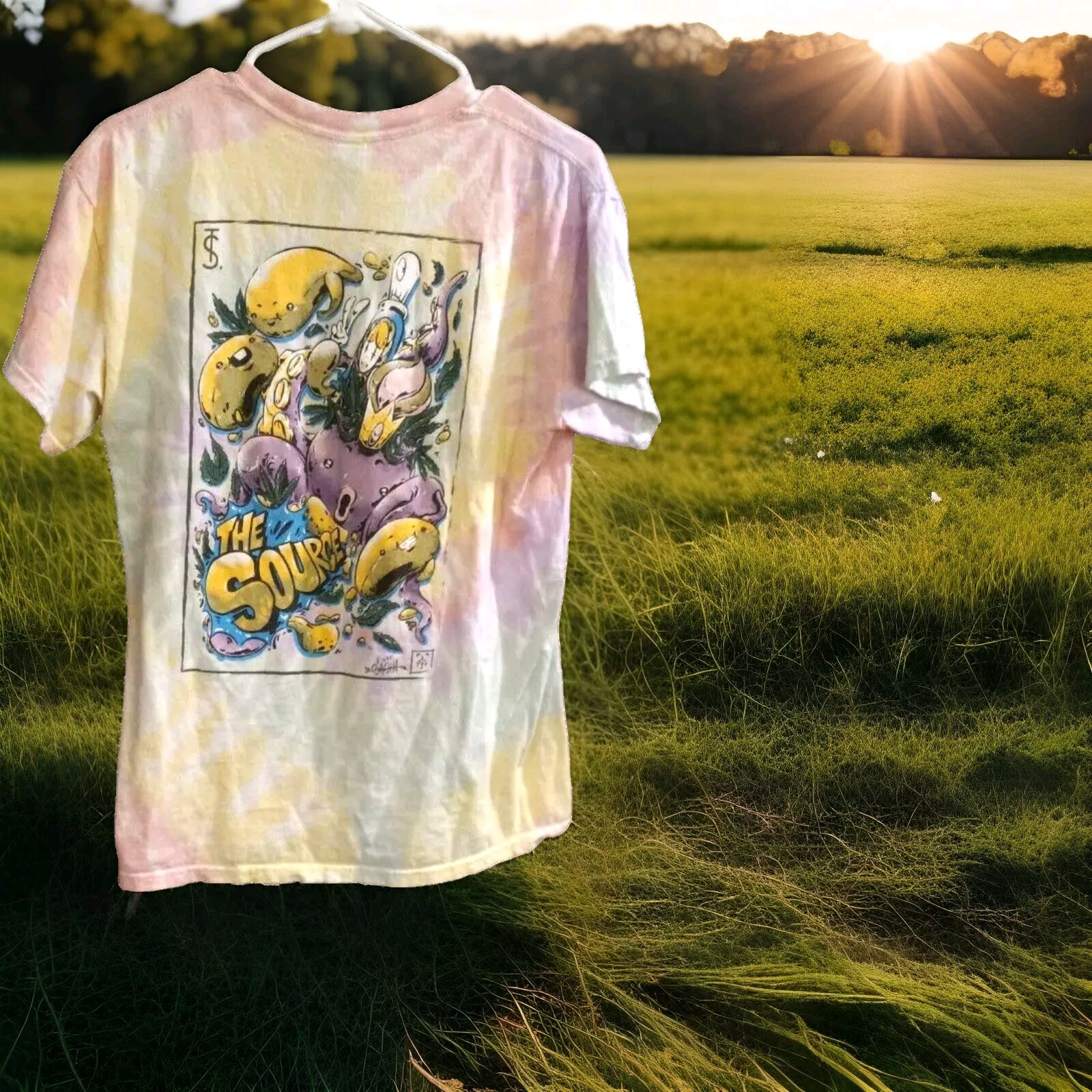 420 Graphic tie dye Tee Shirt womans pot get high medium unisex teens