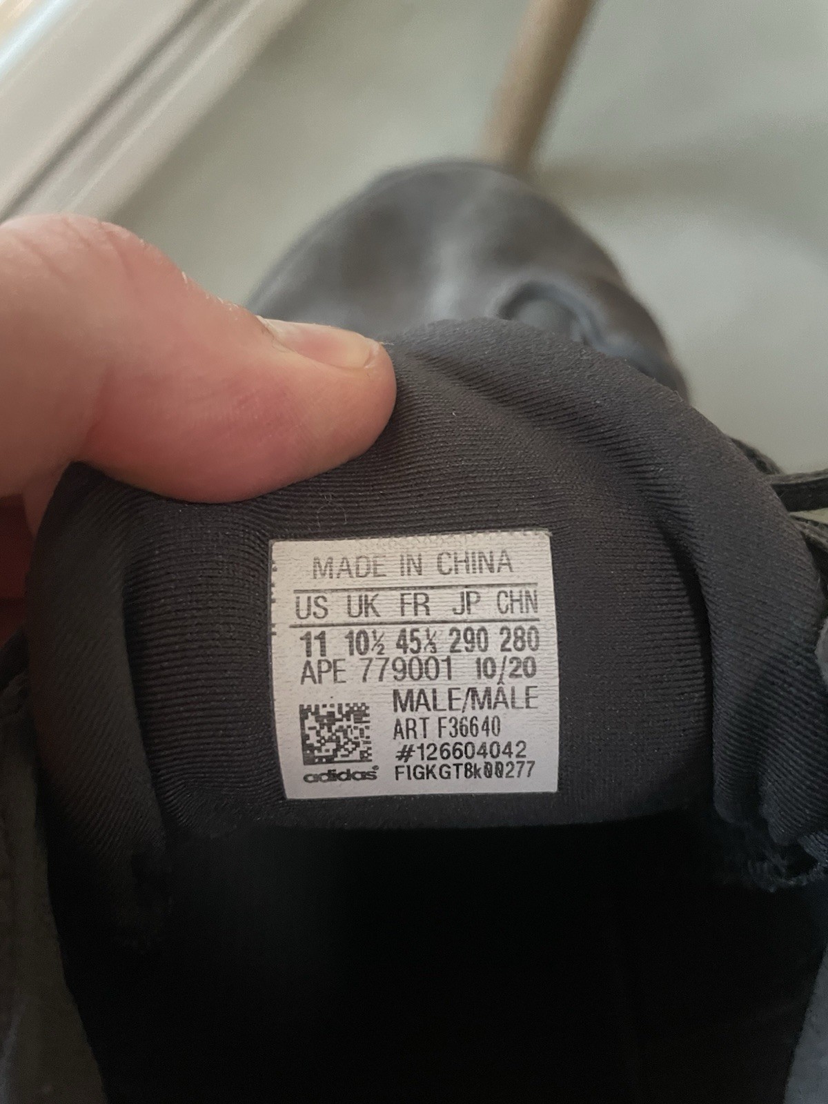 adidas Yeezy 500 Low Utility Black 2020 US Men’s Size 11 F36640
