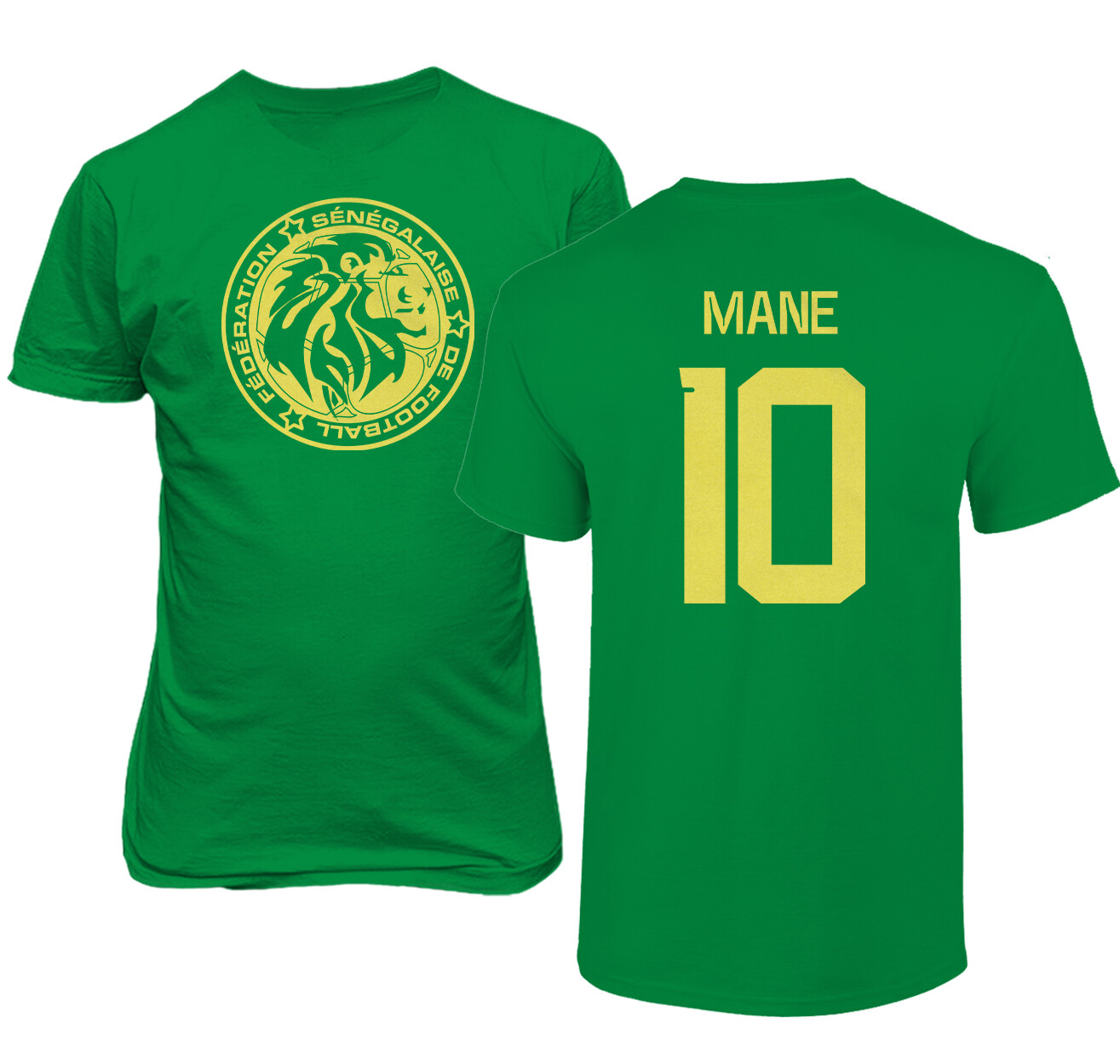 Senegal Soccer #10 Sadio Mane World Football Fans Adult and Youth T-Shirt