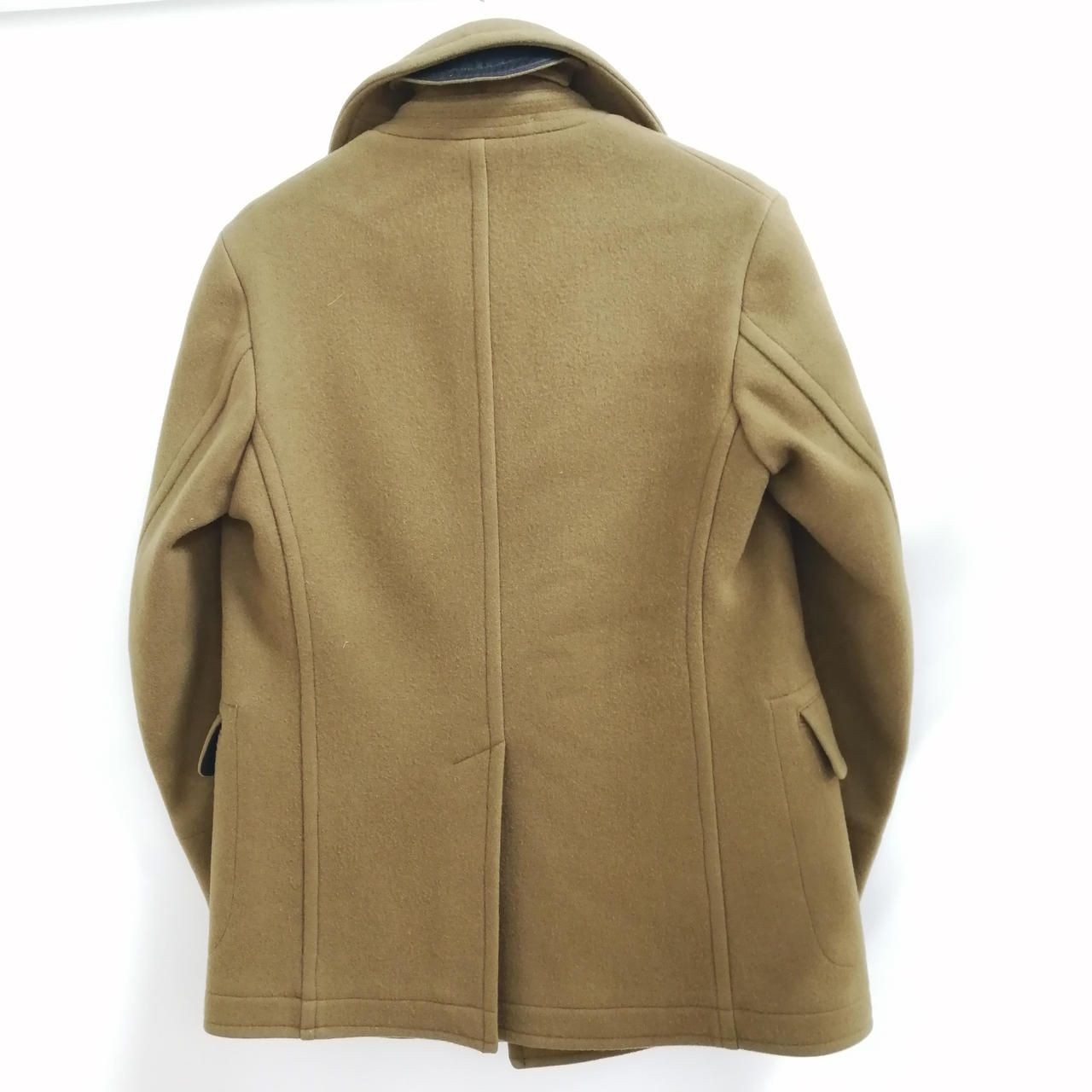 SCYE BASICS Cashmere Blend Wool Short Coat Camel Used