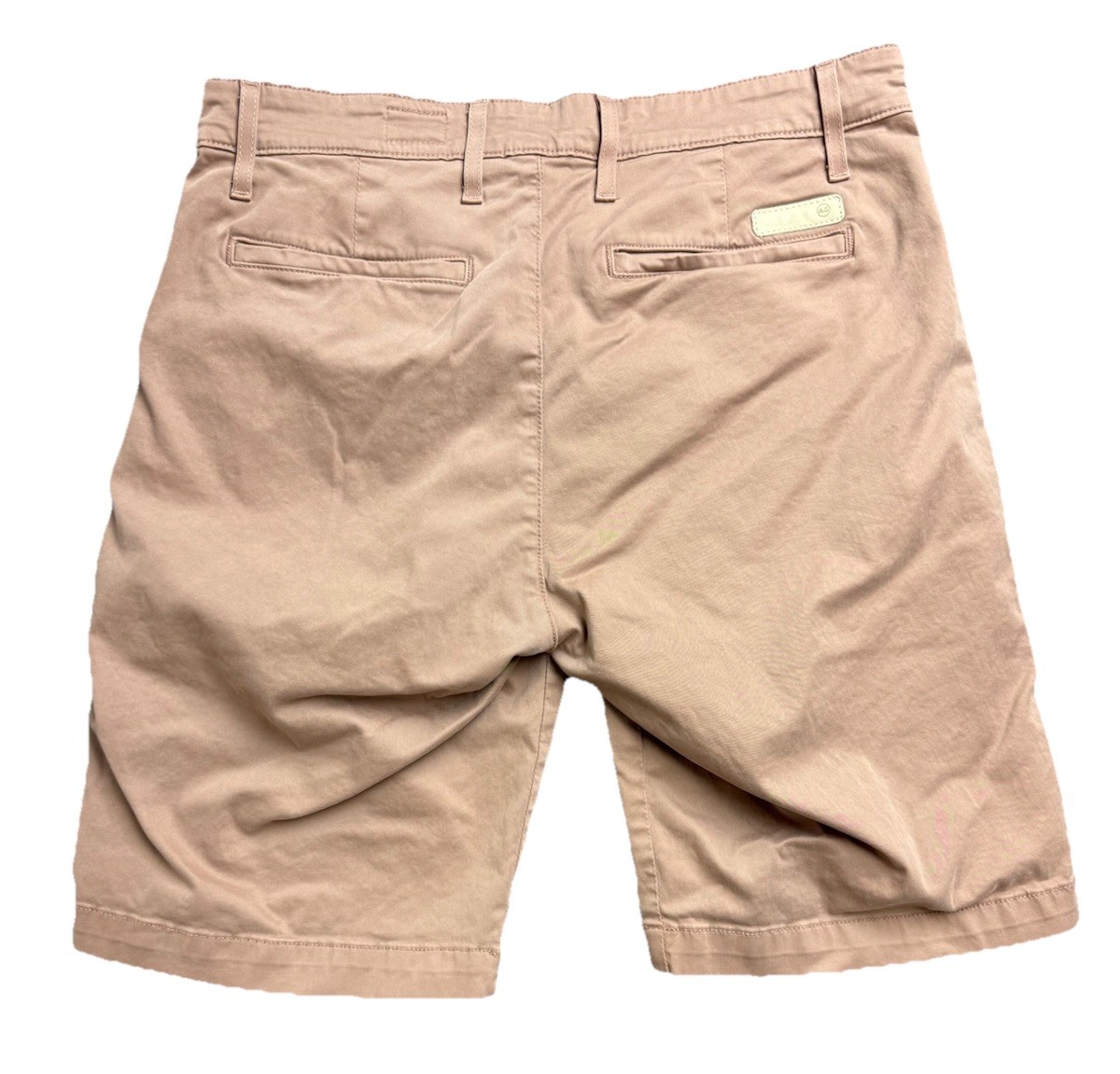 Adriano Goldschmied Men’s The Griffin Tailored Shorts Light Salmon Size 31R