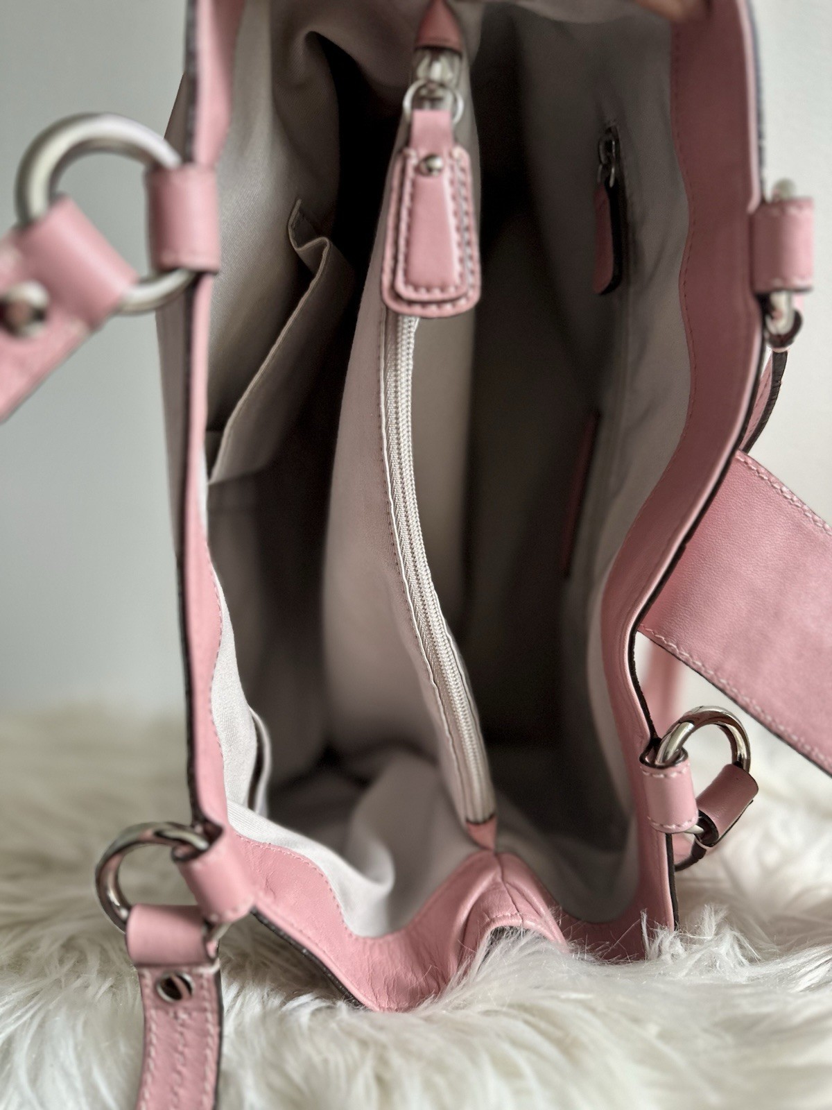 Coach Soho Pink Leather Buckle Tote F18731 Shoulder Bag