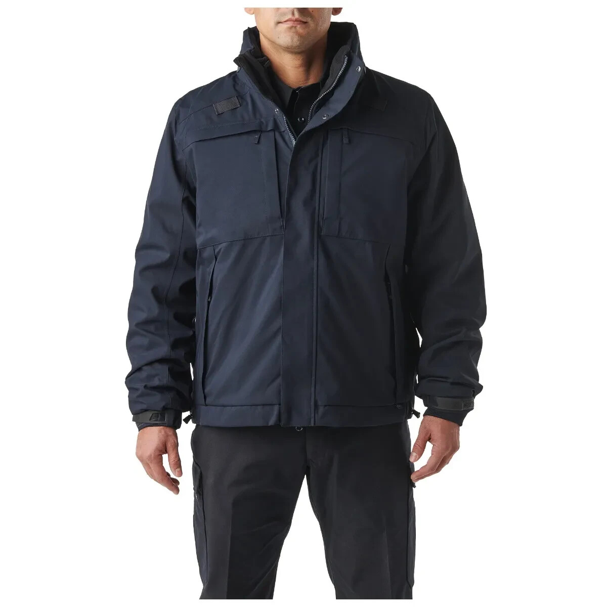 5.11 Tactical Jackets: Men’s 5-In-1 Tactical Parka Jacket Waterproof Blue – 5XL