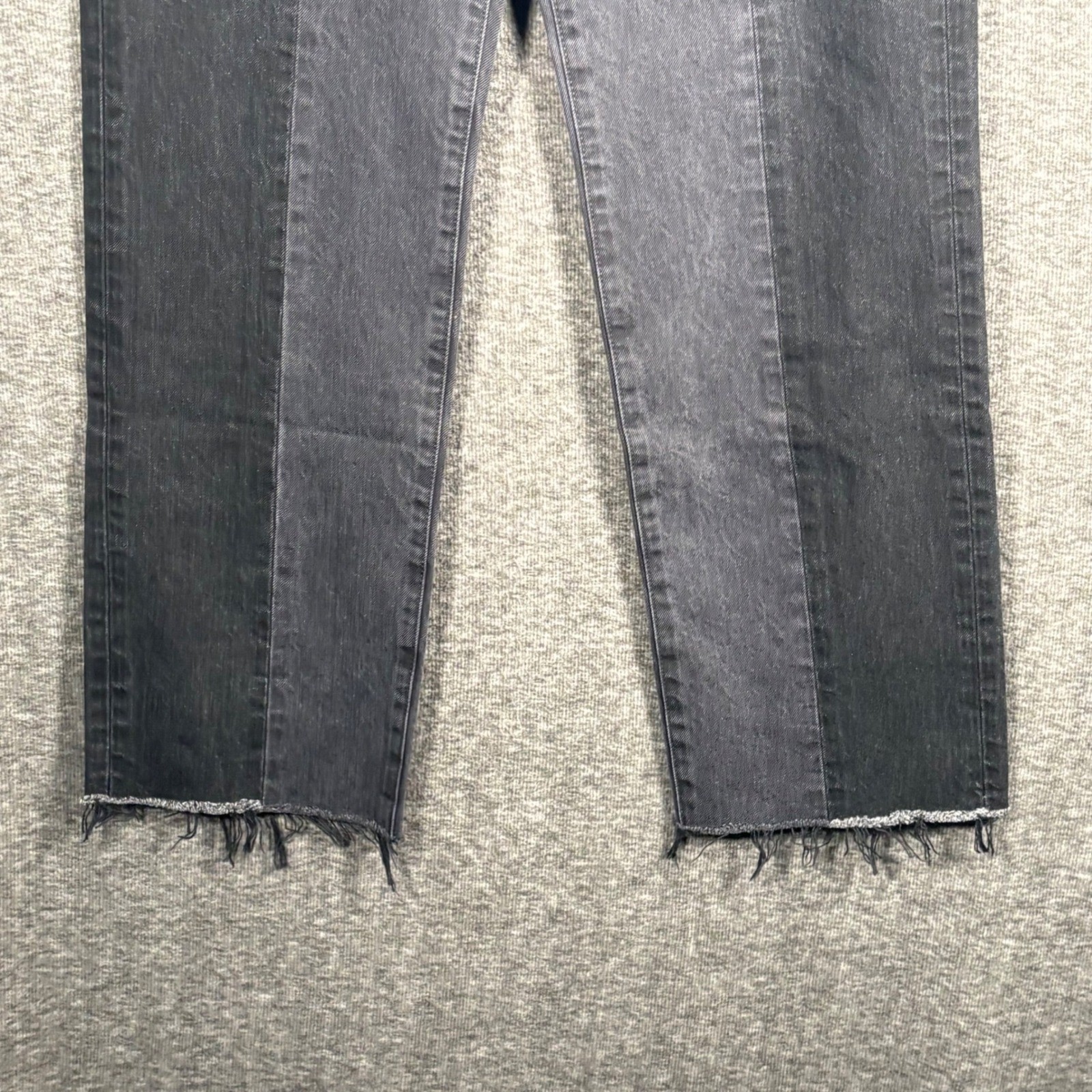 Moussy Vintage MV Hearthstone Straight Black Two Tone Jeans 540HSC11-5250 Sz 29
