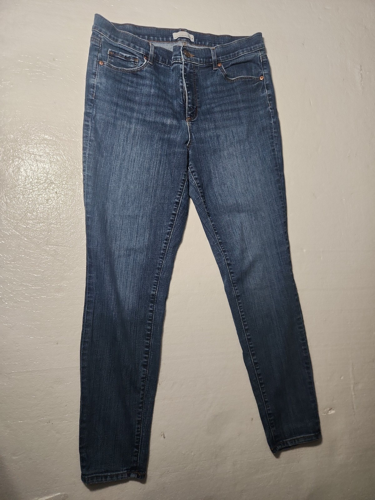 LOFT Women’s Jeans Size 32/14 Modern Skinny Crop 5-Pocket Denim