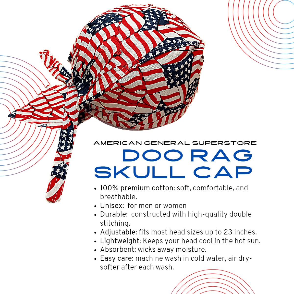 1pc Cotton Paisley SKULL CAP Do Rag Head Wrap Motorcycle Biker Dew Doo Bandana