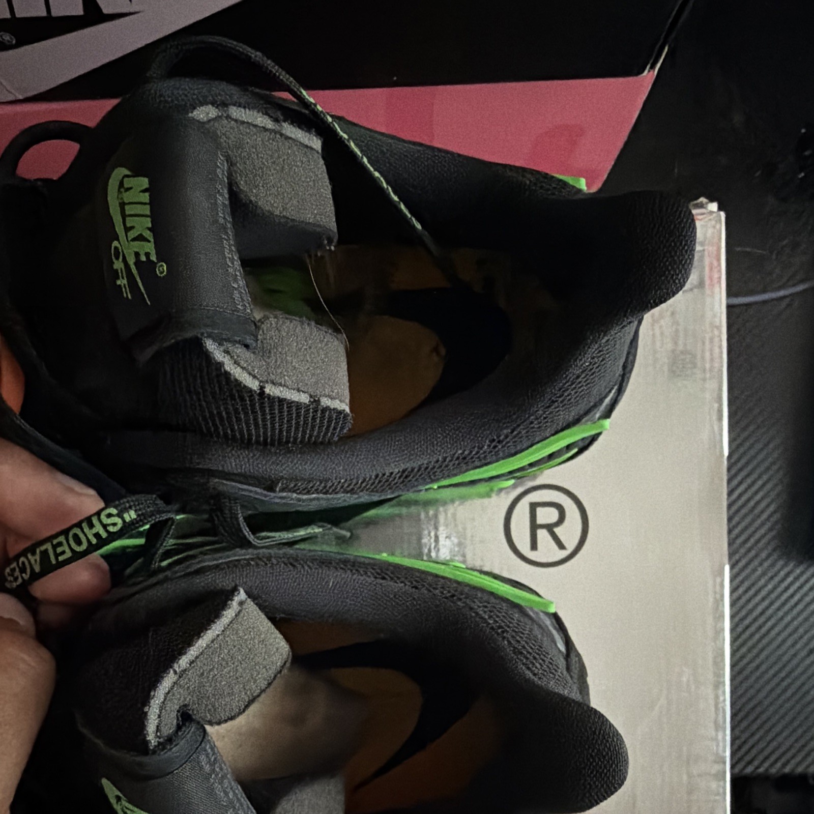 Nike Air Rubber Dunk x Off-White Low Top Green Strike Black/Green CU6015-001