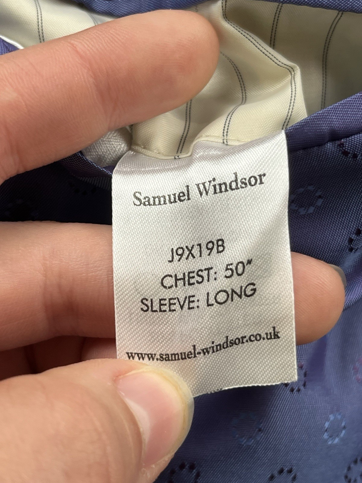 Samuel Windsor Jacket Blazer Men’s Sz 50L Stripe Boating Party Henley Regatta