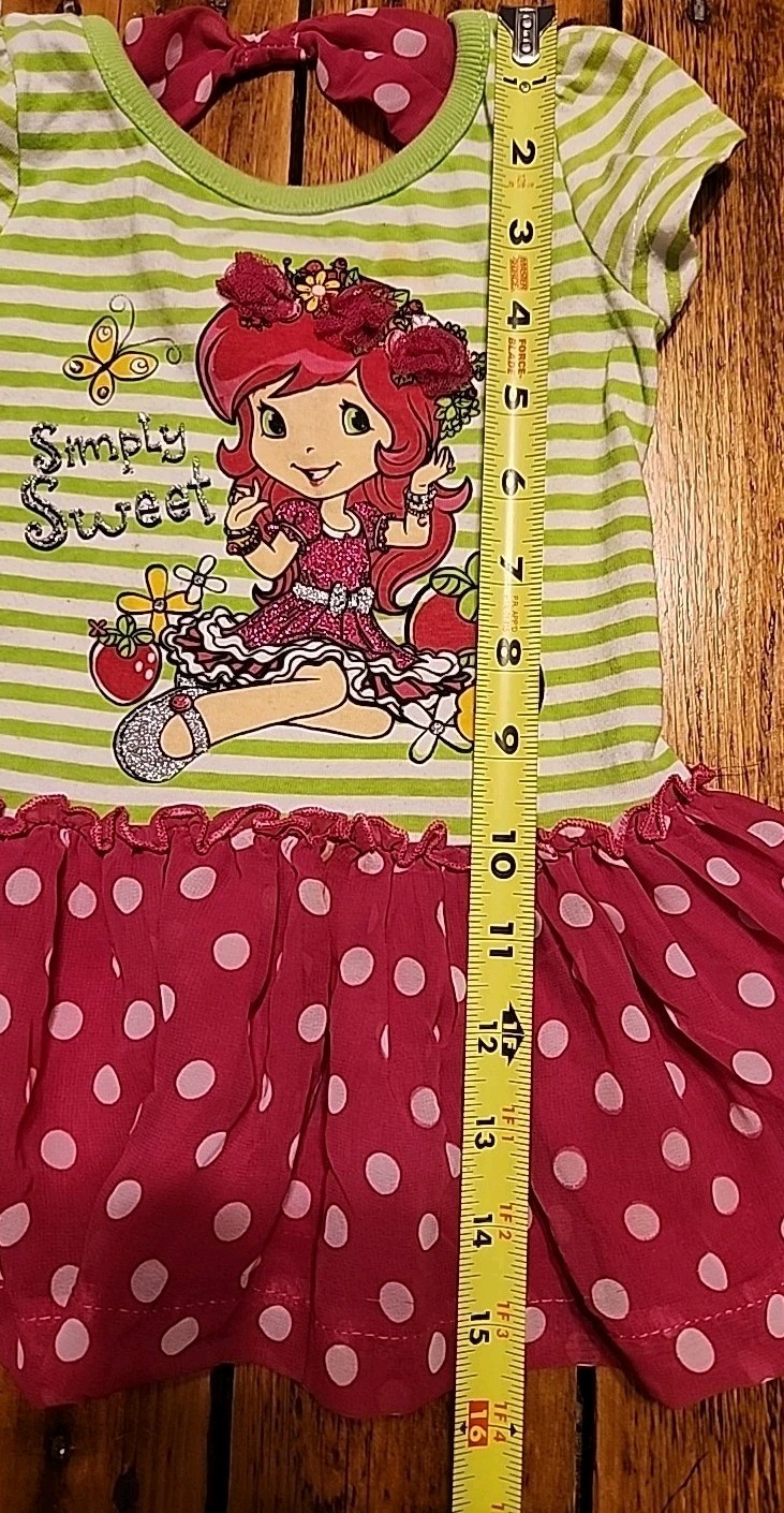 Cute Strawberry Shortcake 12 Months Shirt Skirt 2014