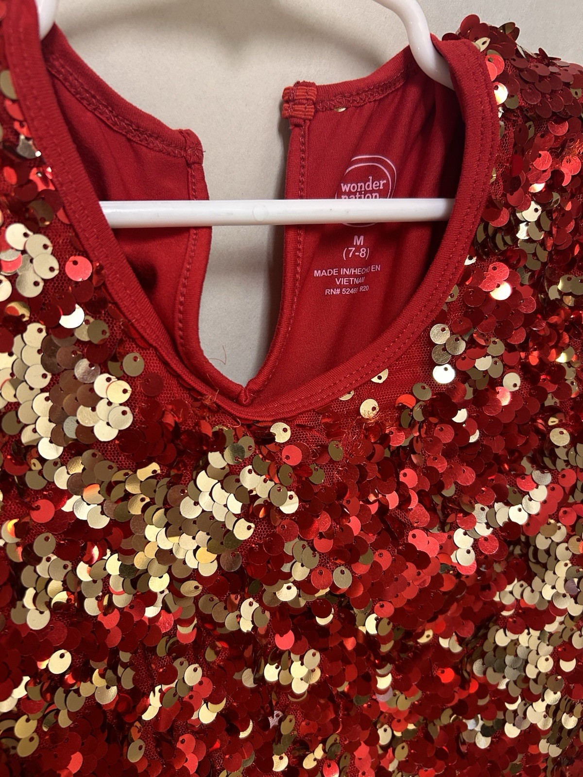 girls 7/8 red sparky pant romper