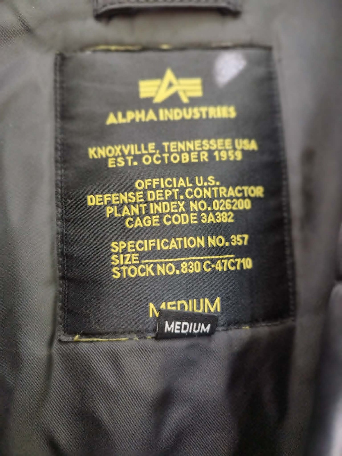 Alpha Industries Polar Warriors Jacket Men M Black Fur Hooded Bomber Parka Coat